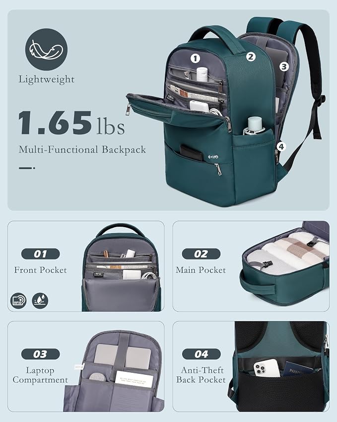 Coolife Luggage Sets 3 Piece, 20In Carry On Luggage - Image 2