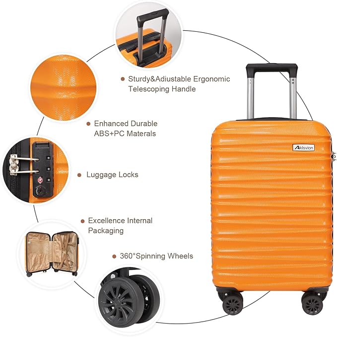 Carry on luggage 20 In suitcase - Image 2
