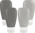 Travel Bottles for Toiletries, TSA Approved 3oz Leak Proof Silicone Soft by Lyob