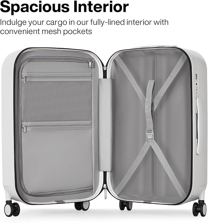 mixi 26 Inch Large Checked Luggage PC Hardshell Suitcases - Image 3