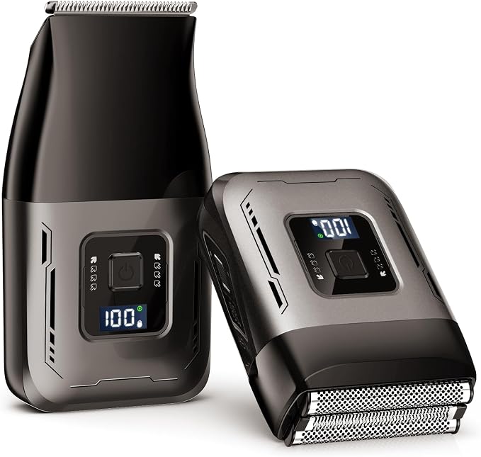 Cordless Foil Shaver for Men: High-Speed 6000RPM, Dual Replacement Heads by ScroruiFoilShaverforMen