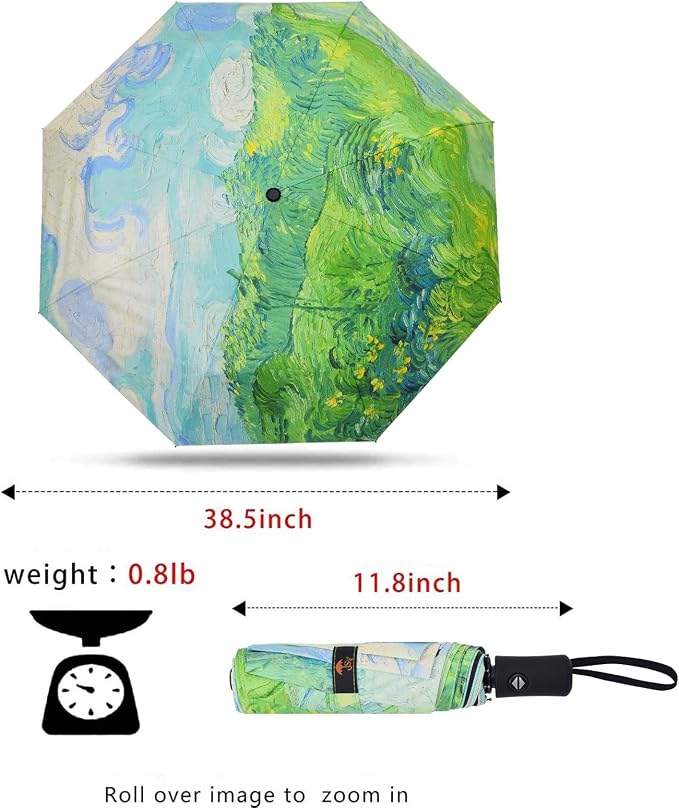 SY COMPACT Travel Umbrella Windproof Automatic Umbrellas Small Compact UV Sun - Image 2