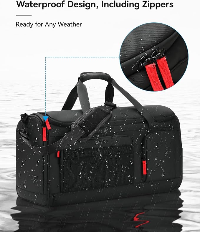 Large 3 In 1 Waterproof Garment Duffle Bags - Image 4