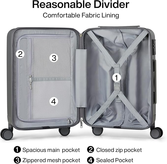 Hanke 26 Inch Luggage Large Suitcase - Image 5