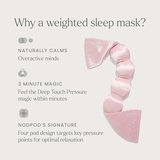Nodpod Gentle Pressure Silk Sleep Mask | Patented Light Blocking Design - Image 3