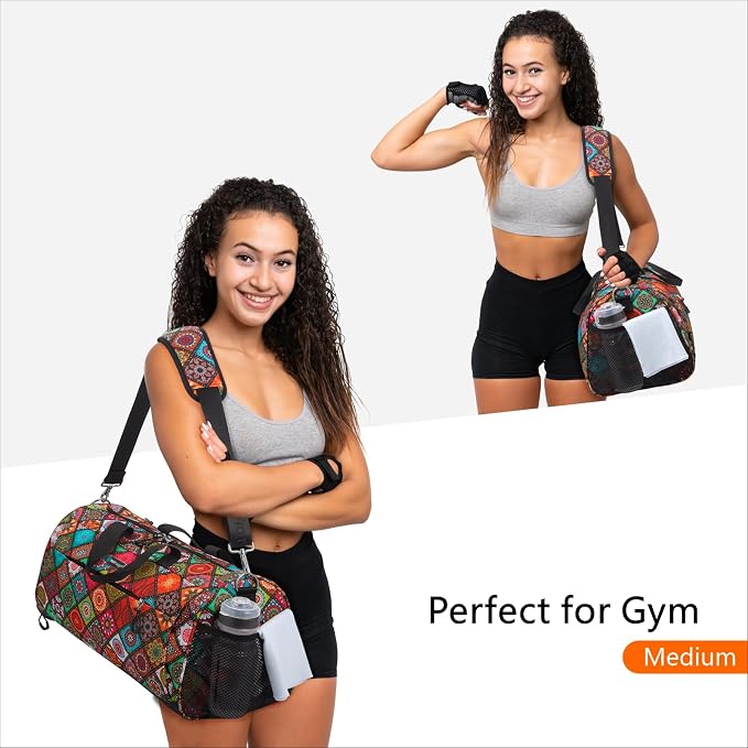 TOPDesign Gym Bag for Women, Duffel Bag - Image 2