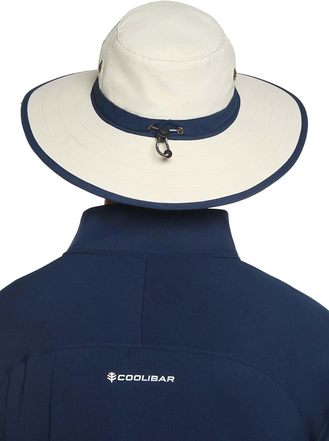 Coolibar UPF 50+ Men's Women's Matchplay Golf Hat - Image 5