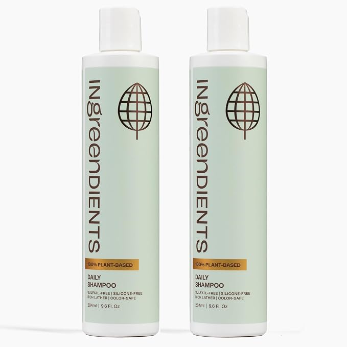 Non Toxic Vegan Shampoo with Organic Ingredients, Apple Cider Vinegar & Tea by Ingreendients