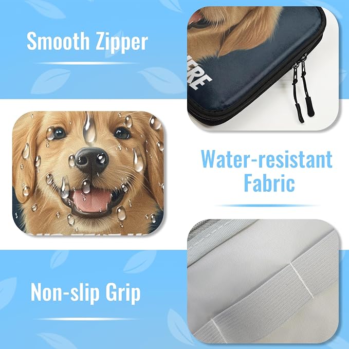 Custom Electronics Organizer Travel Case Customize Personalized Text Image - Image 5