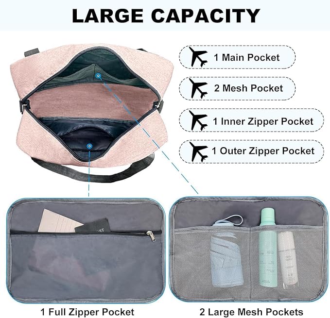 15 Inch Small Carry On Bags for Airplanes Spirit Airlines Personal Item Bag - Image 4