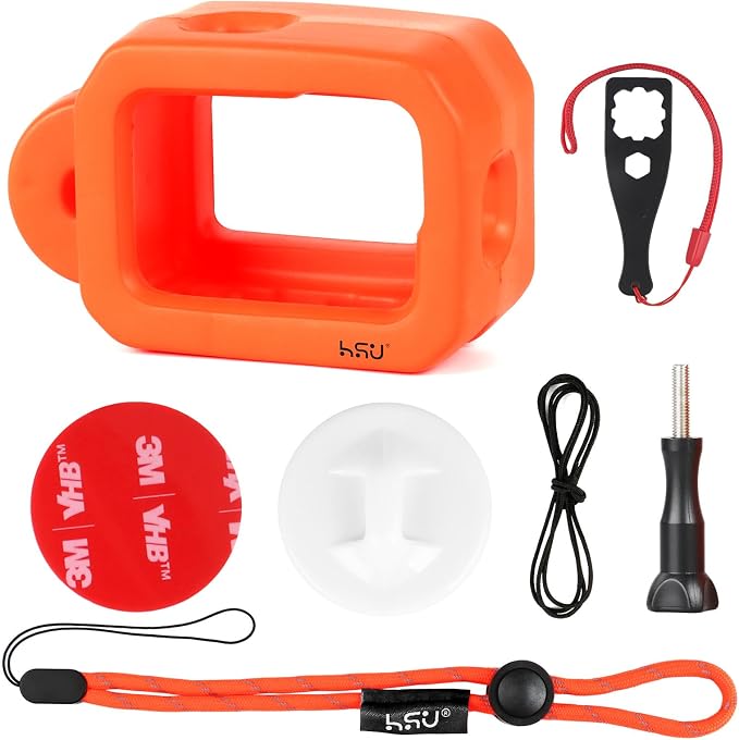 HSU Floaty Case for GoPro Hero 13/12/ 11/10/ 9 Black, Floating Case by HSU
