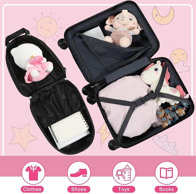 Weewooday Kids Luggage and Backpack 18" Suitcase - Image 3