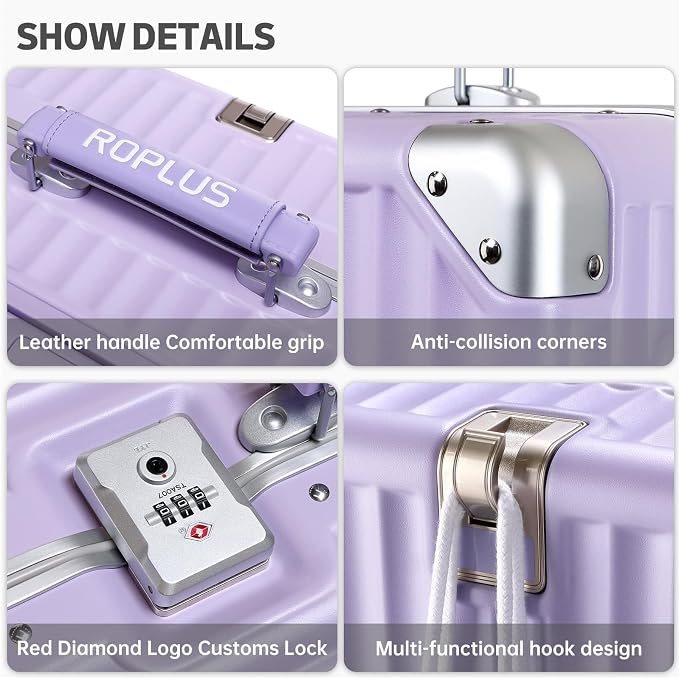 Aluminium Frame Checked-Luggage - Image 5