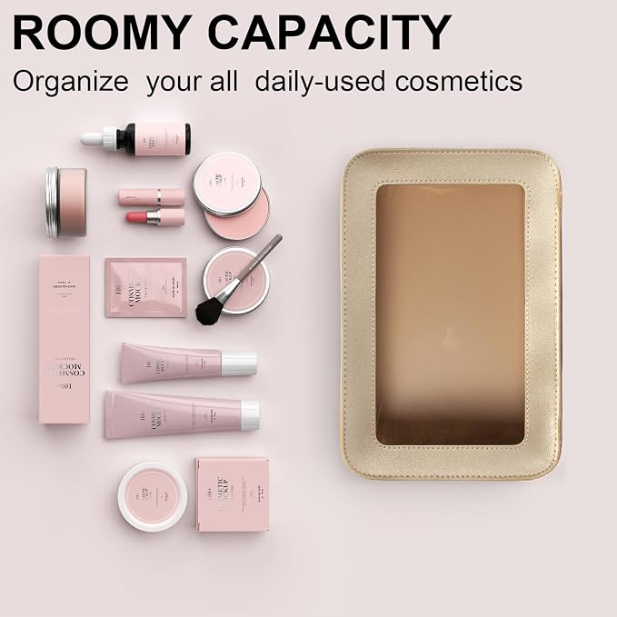 LETGO Clear Makeup Bags, TSA Approved Toiletry Bag - Image 4