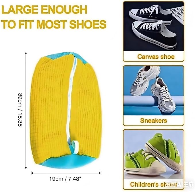 mcdhhemoShoe Washing Machine Bag, Sneaker Laundry Shoe Bag - Image 7