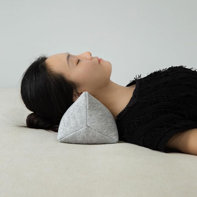 Buckwheat Neck Support Pillow Cervical Neck Cylinder Bolster Pillow Neck Pain - Image 3