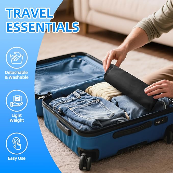 Airplane Foot Hammock for Plane Travel, Foot Sling Swing Rest for Airplane - Image 4