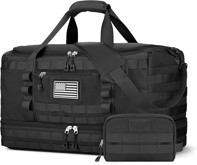 ETRONIK Travel Bag for Men Women, Gym Bag & Tactical Duffle Bags for Travel by ETRONIK