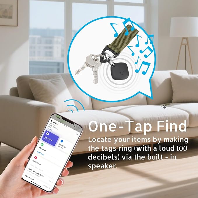 Air Tracker Tags-4 Pack, Keys Finder, Item Locator - Image 3