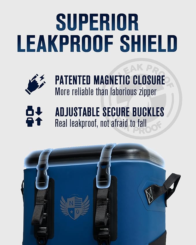 Magnetic Soft Cooler, Zipperless Soft Sided Cooler Bag - Image 2