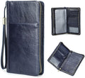 CONTACTS Passport Wallet Leather Family Passport Holder by CONTACTS