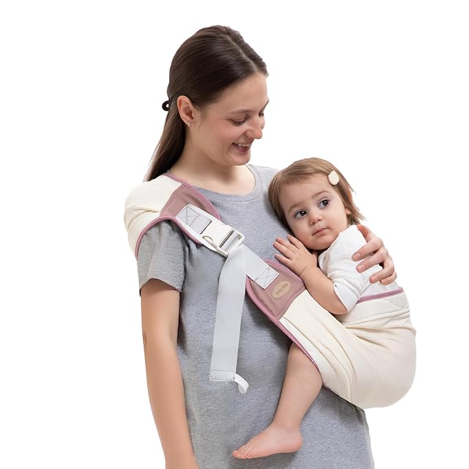 Baby Carrier Newborn to Toddler, Baby Sling Carrier, Toddler Carrier 25-60 lbs by EasyParentingAlwaysTogether