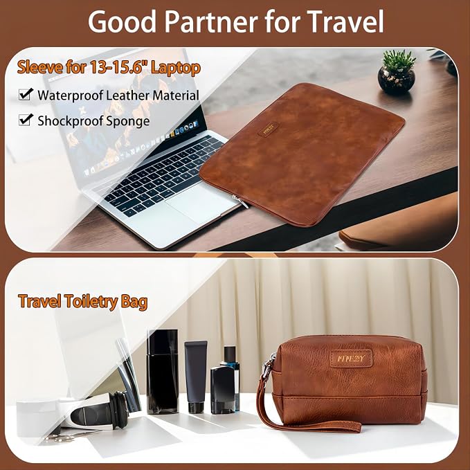 Garment Bag for Travel, Convertible Carry on Garment Duffel Bag for Men 3Pcs - Image 3