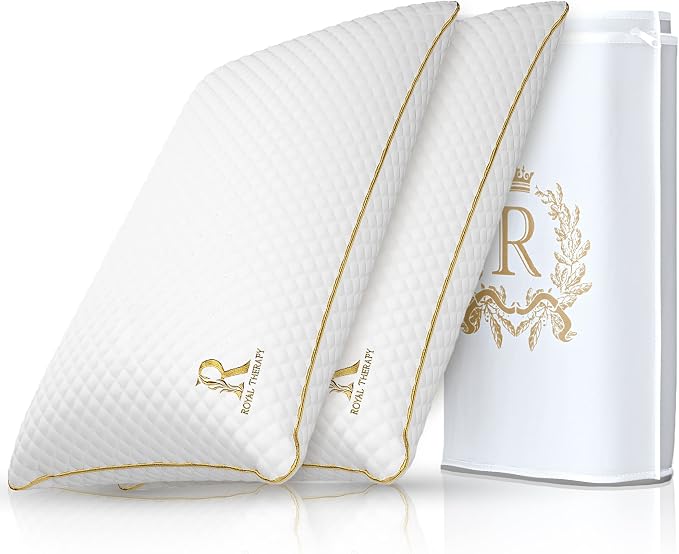 Royal Therapy 2-Pack King Size Pillows, Memory Foam Pillow by ROYALTHERAPY