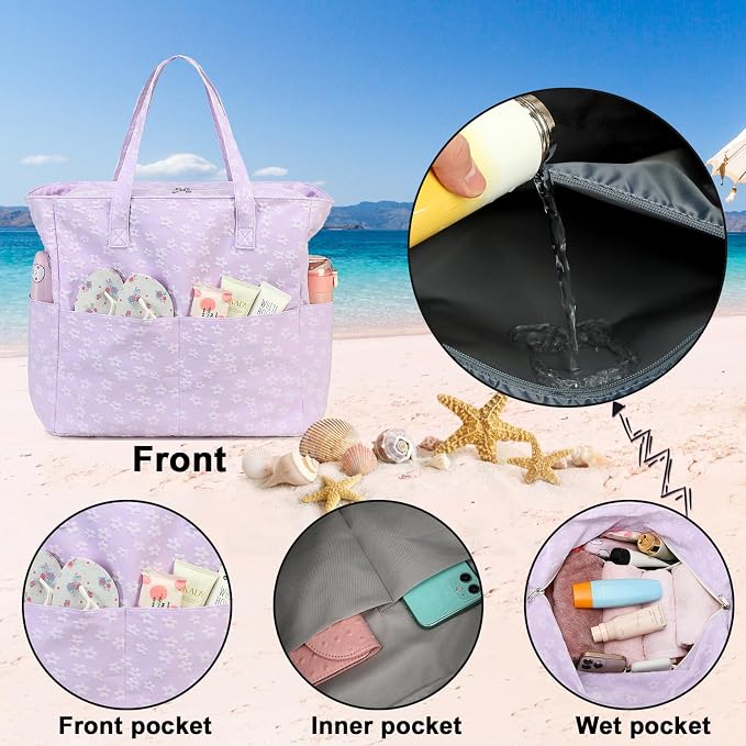 Waterproof Beach Tote Pool Bags - Image 5