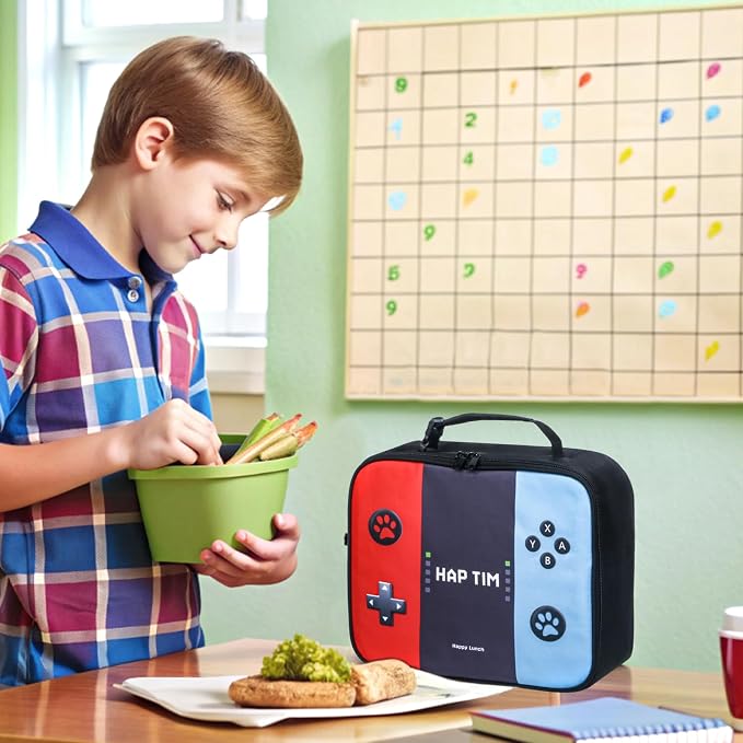 Hap Tim Insulated Lunch Bag for Boys, Reusable Lunch Box for Women & Men - Image 3