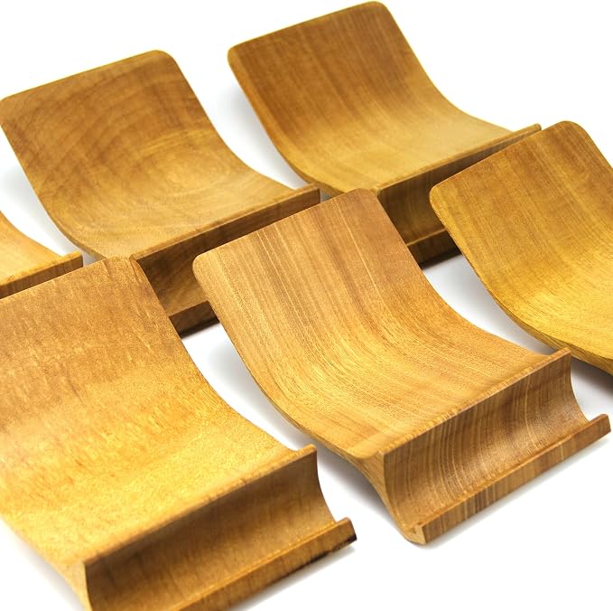 XDK Wood Laptop Stand for Desk, Ergonomic Height Riser for Notebook Computer up - Image 9