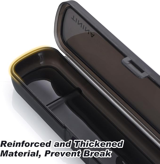 Travel Utensils with Case, 4-Piece Stainless Steel Portable Cutlery Set - Image 4