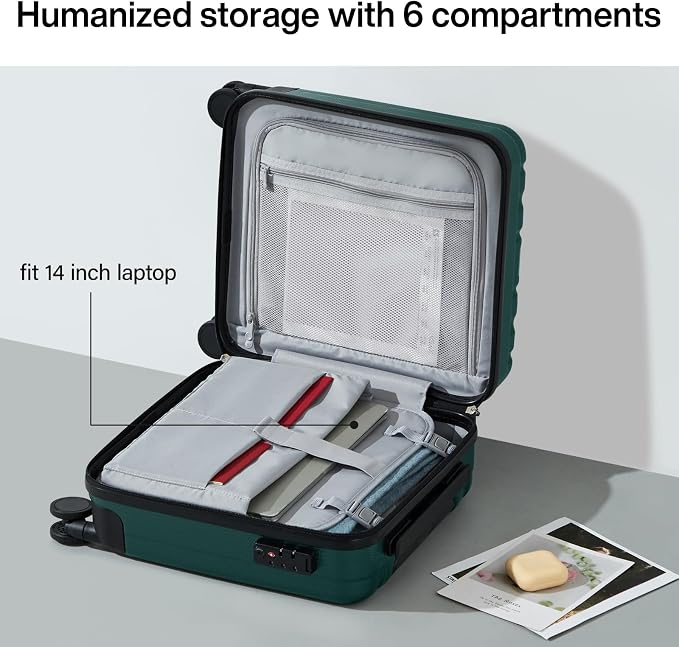 Hanke 16 Inch Underseat Carry on Luggage - Image 7
