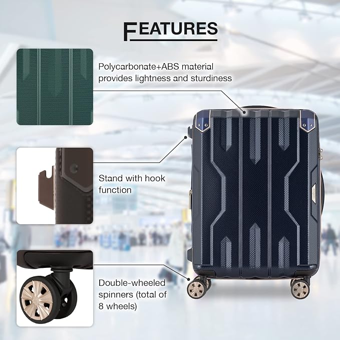 LEGEND WALKER SPATHA Hardside Expandable Luggage, 5109-60-NV - Image 3