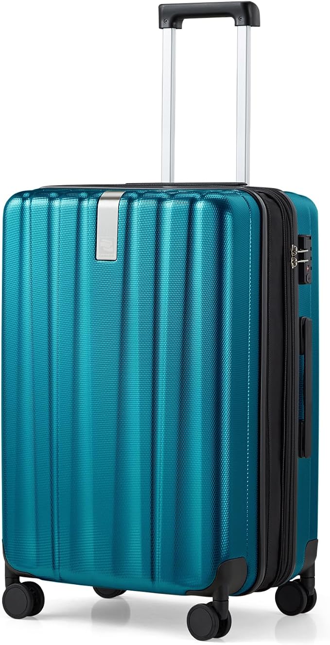 Hanke 24 Inch Expandable Checked Luggage Lightweight PC Hard Case Luggage by Hanke