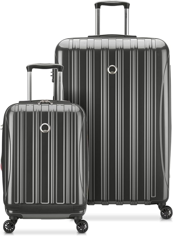 Delsey Luggage Aero 2 Piece Set Spinner Suitcase by DelseyParisLuggage