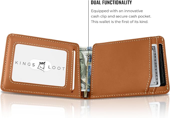 Kings Loot Wallet for Men | Minimalist Slim RFID Blocking Leather Design - Image 4