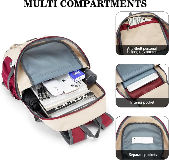 Hiking Backpack, Large 35L Travel Backpacks - Image 2