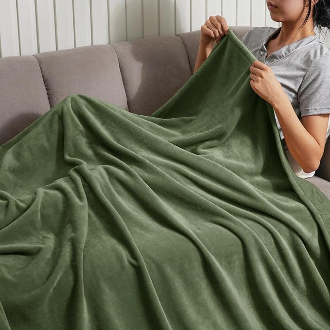 PHF Ultra Soft Fleece Throw Blanket, No Shed No Pilling Luxury Plush Cozy - Image 2