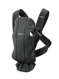 BabyBjörn Baby Carrier Mini, Charcoal Gray, 3D Jersey | Infant Carrier by BabyBj%C3%B6rn