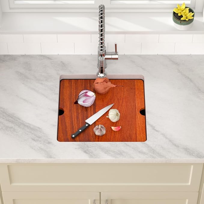 Dcolora 18 In. Wet Bar Sink Granite Composite Undermount Kitchen Sink Black - Image 2
