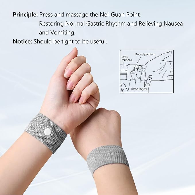 Motion Sickness Wristband, Anti-Nausea Acupressure Wrist Band - Image 3