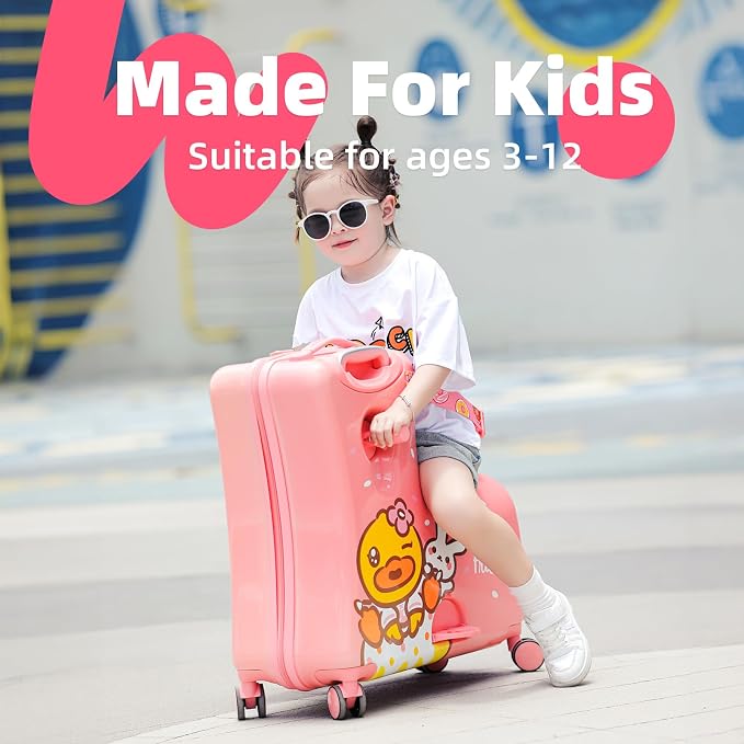 Kids' Lightweight Ride on Luggage - Image 2