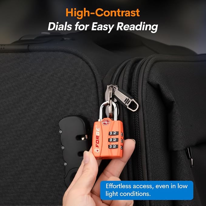 Forge TSA Luggage Combination Lock - Image 5