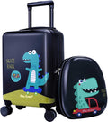 iPlay, iLearn Dinosaur Kids Luggage, Boy Carry on Suitcase, Toddler Rolling by iPlayiLearnLLC
