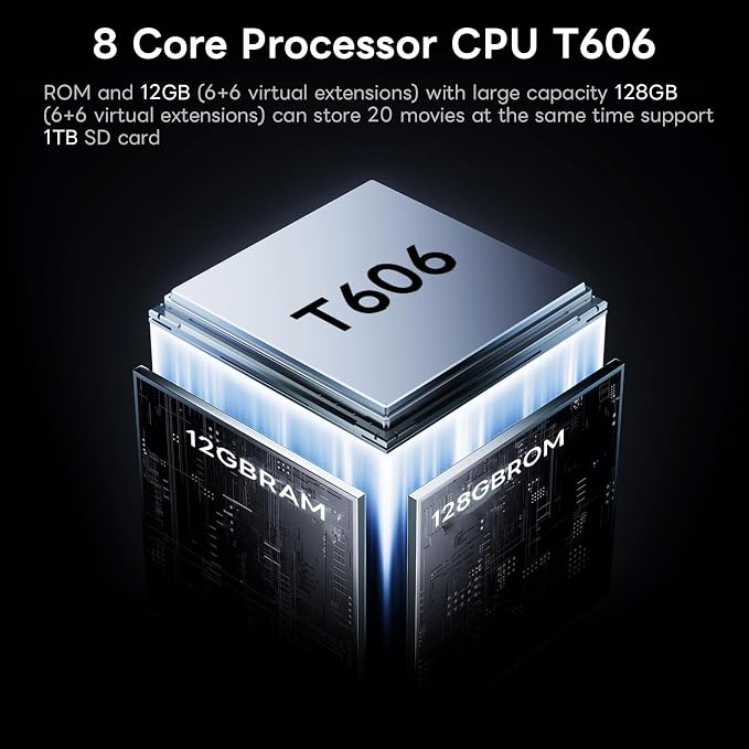 11" Tablet, Android 14 with Octa-core Processor, 12GB+128GB, 1TB Expandtion - Image 3