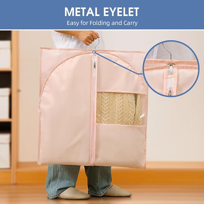 Dress Bags for Gowns, Dress Garment Bag Women, Long Dress Cover - Image 3