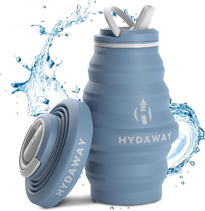 HYDAWAY 17oz Collapsible Water Bottle by HYDAWAY