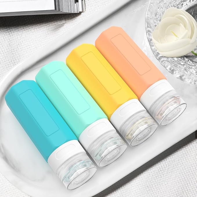 Redfly Travel Bottles for Toiletries, 3oz Tsa Approved Travel Size Containers - Image 6