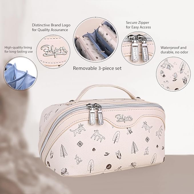 BOYATU Travel Makeup Bag Cosmetic Bags - Image 2
